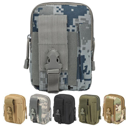 Tactical Waist Bag Utility Military Wallet Pack Belt Molle Multi Purpose Pouch - CP