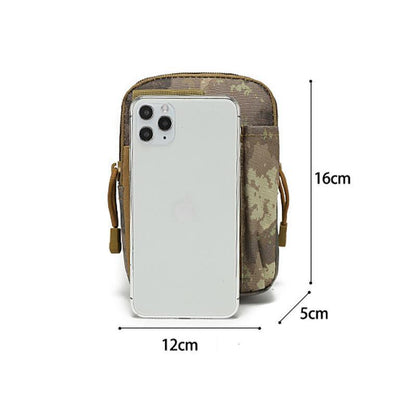 Tactical Waist Bag Utility Military Wallet Pack Belt Molle Multi Purpose Pouch - CP