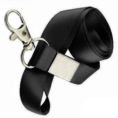 Neck Strap with Clip for ID Badge Name Tag Card Holder Lanyard - Beige Grey
