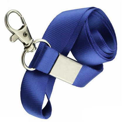 Neck Strap with Clip for ID Badge Name Tag Card Holder Lanyard - Beige Grey