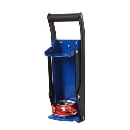 Can Crusher 12/16oz Beer Smasher Aluminium Recycling Wall Mount Bottle Opener - Black