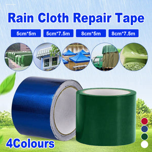 High Adhesive Tarpaulin Repair Tape Tent Awning Fix Patch Waterproof Universal - Blue - 8cm x 5m