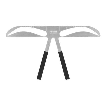 Brow Stencil Shaper Tattoo Eyebrow Kit Ruler 3D Balance Template Makeup Tool Au - #2 Classic Eyebrow