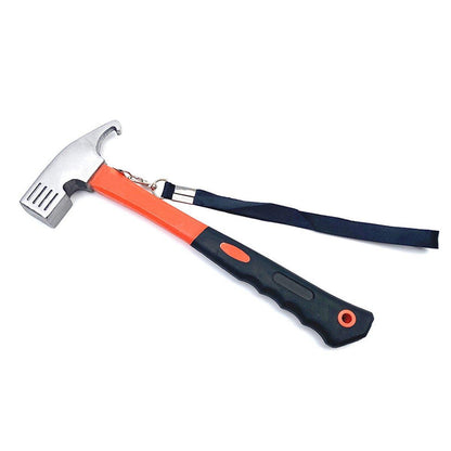 Outdoor Camping Hammer Tent Stake Puller Ground Hammer Heavy Duty Camping Tool - Blue