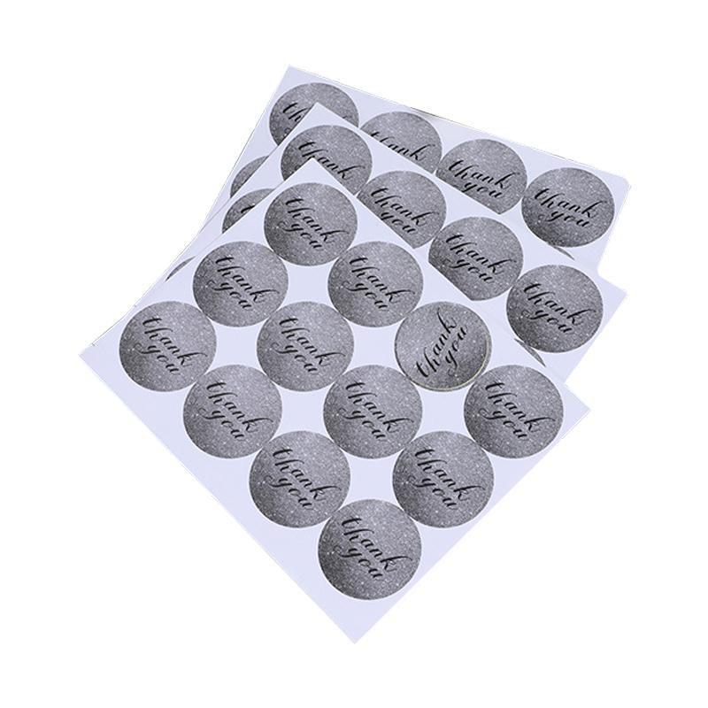 UP TO 80PCS Stickers Labels Thank You Stickers Gift Wrapping Craft Scrapbook DIY - 12*5PCS Style 6