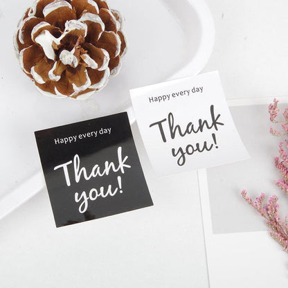 UP TO 80PCS Stickers Labels Thank You Stickers Gift Wrapping Craft Scrapbook DIY - 12*5PCS Style 7