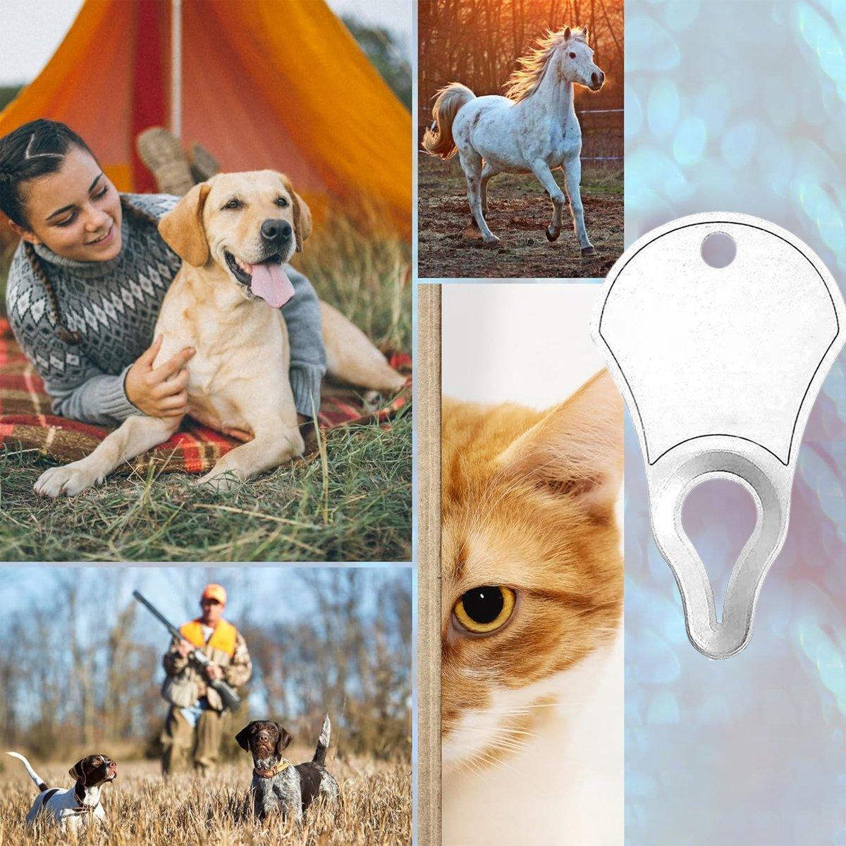 1PC Tick Removal Tool Pet Dog Lice Clip Cat Flea Removal Tool Tick Remover Tool - Blue - Factory Direct Shop