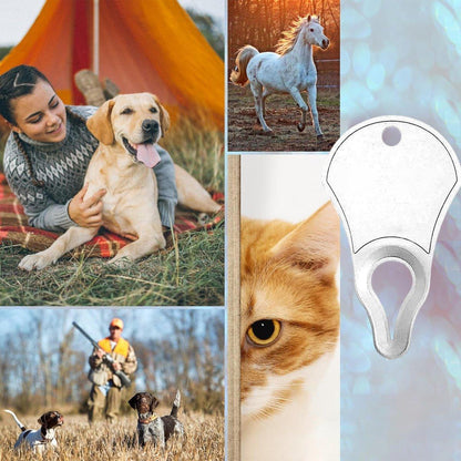 1PC Tick Removal Tool Pet Dog Lice Clip Cat Flea Removal Tool Tick Remover Tool - Silver - Factory Direct Shop