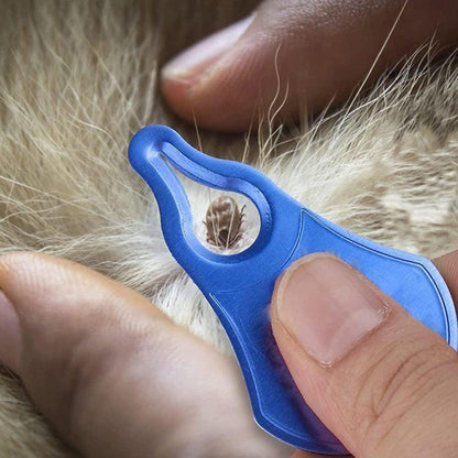 1PC Tick Removal Tool Pet Dog Lice Clip Cat Flea Removal Tool Tick Remover Tool - Silver - Factory Direct Shop