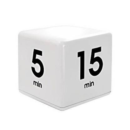 Cubic Timer for Students Time Management Study Exercise Reminder Tool Adjustable - 15-20-30-60