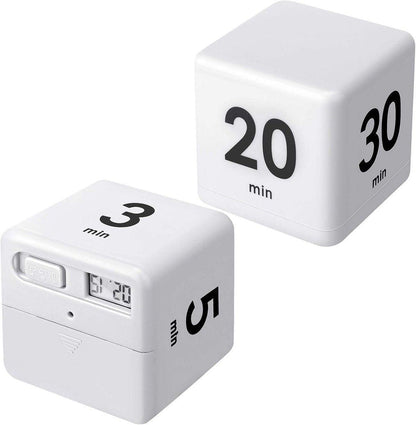 Cubic Timer for Students Time Management Study Exercise Reminder Tool Adjustable - 25-5-45-15