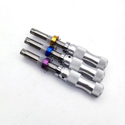 3X Tubular Locksmith Lock Tool Equipment 7.00Mm 7.5Mm 7.8Mm Steel Set Safe Box