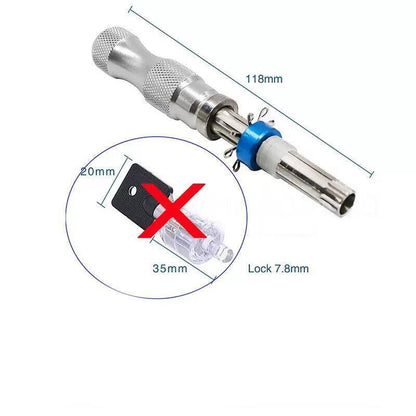 3X Tubular Locksmith Lock Tool Equipment 7.00Mm 7.5Mm 7.8Mm Steel Set Safe Box