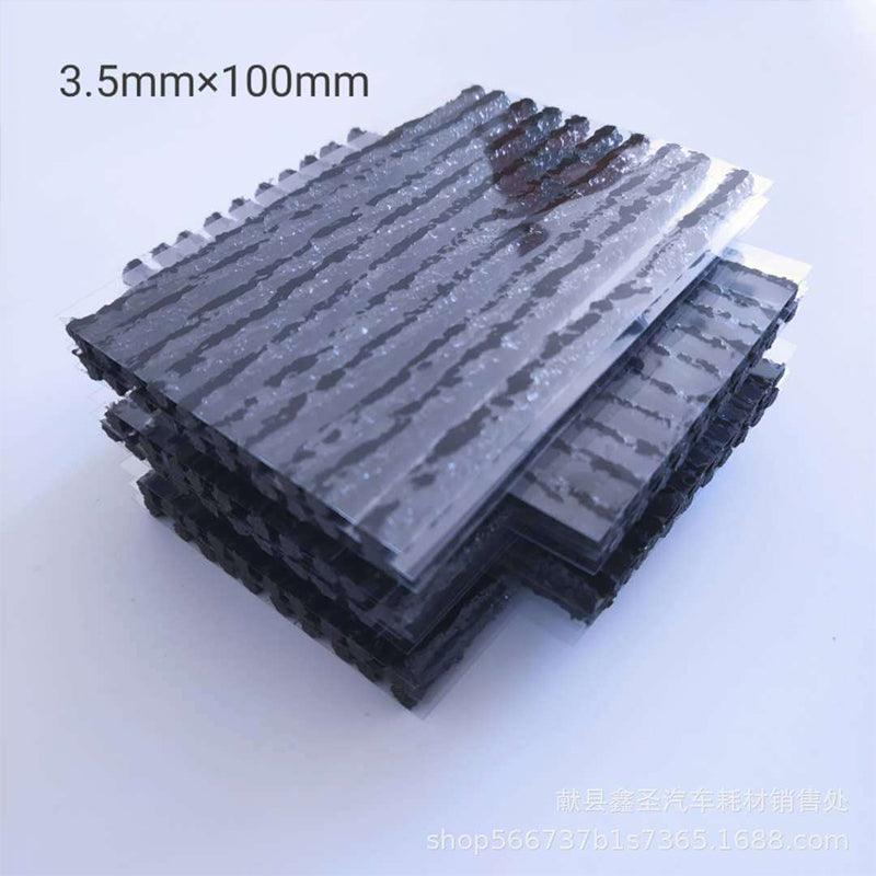 Stack of Tyre Repair Plugs on a white background