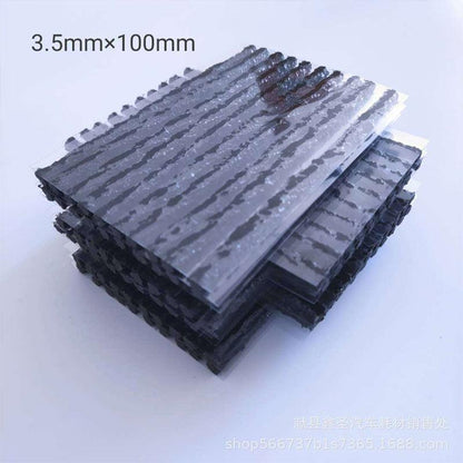 Stack of Tyre Repair Plugs on a white background