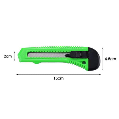 1/2/3PCS Utility Stanley Knife With Blades Blade Retractable Heavy Duty Box Cutter - Red-1PC