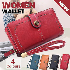 Women Wallets Purse Organizer Pouch Bag Credit Card Cash Holder Case Handbag Au - Brown