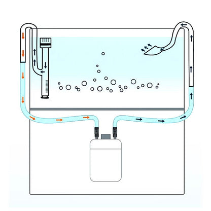 Aquarium Glass Inlet Outlet Pipe Fish Tank Filter Oil Film Remover Plant Holder - Lily inlet-16mm