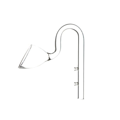 Aquarium Glass Inlet Outlet Pipe Fish Tank Filter Oil Film Remover Plant Holder - Lily inlet-16mm