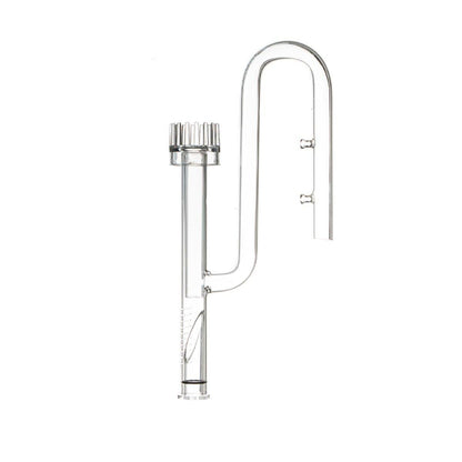 Aquarium Glass Inlet Outlet Pipe Fish Tank Filter Oil Film Remover Plant Holder - Oil removal inlet-12mm