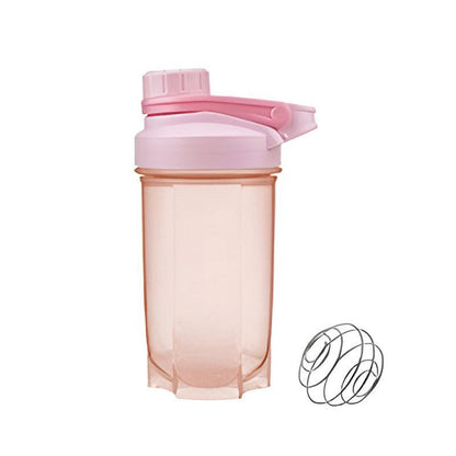 500ml Protein Powder Shake Ball Bottle Sport Mixer Shaker Mixing Drinking Cup - Purple