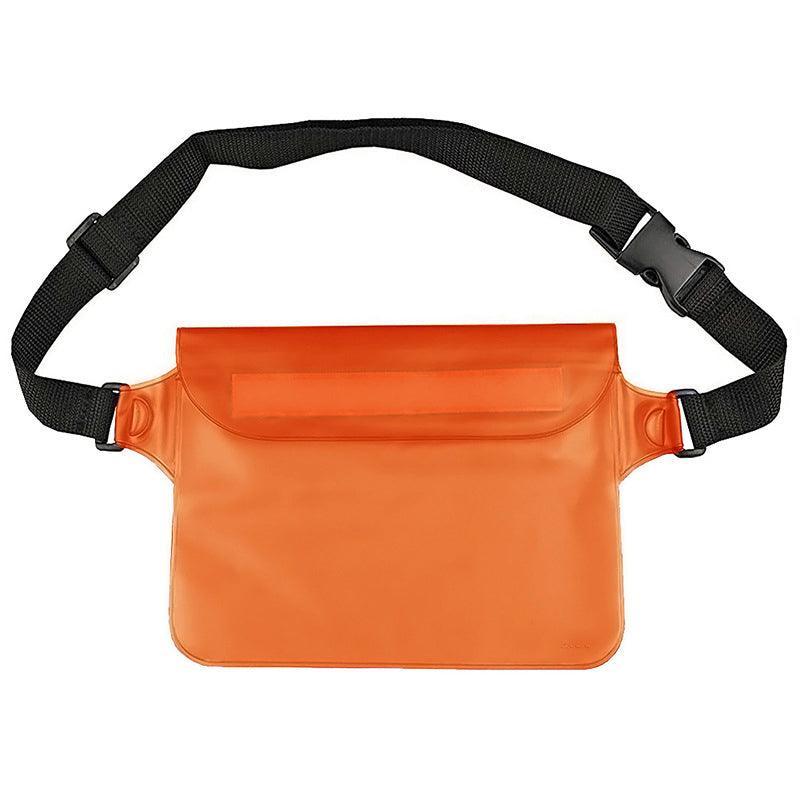 Waterproof Underwater Waist Belt Bum Bag Beach Swimming Boating Dry Phone Pouch - Green
