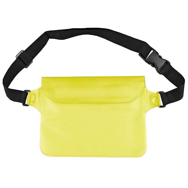 Waterproof Underwater Waist Belt Bum Bag Beach Swimming Boating Dry Phone Pouch - Red