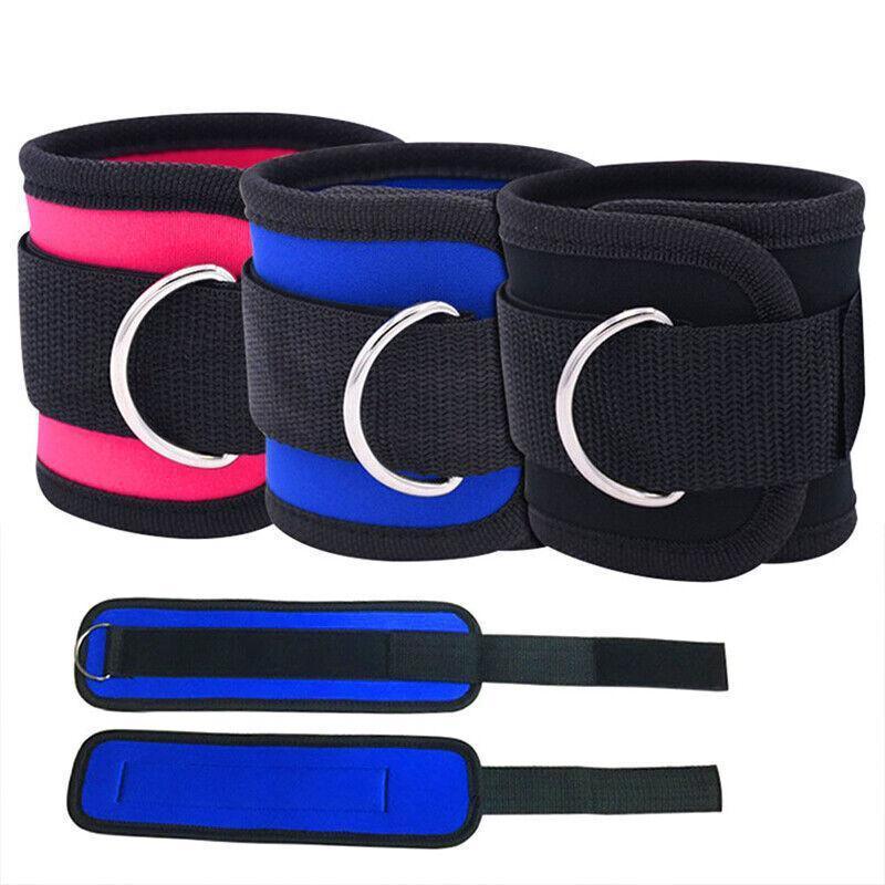 Weight Lifting Ankle Straps 2PCS-Black