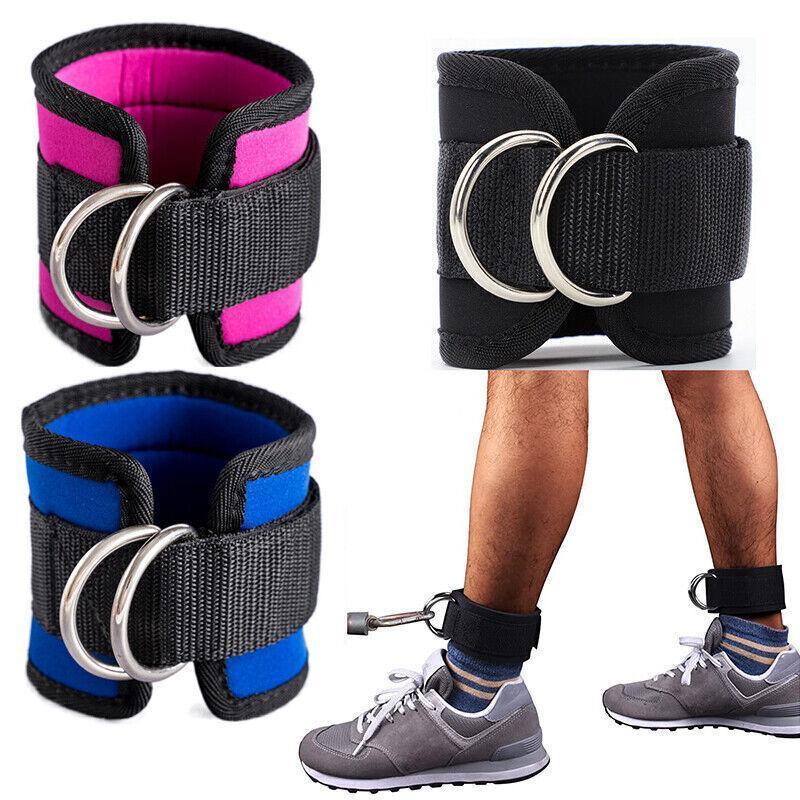 Weight Lifting Ankle Straps-Pink