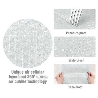 25PCS Poly Bubble Mailers Envelope Padded Bag White Cushioned Satchel 15 Sizes - 25PCS-20*20CM
