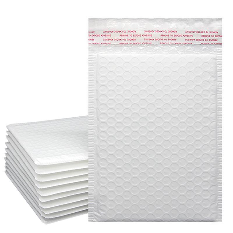 25PCS Poly Bubble Mailers Envelope Padded Bag White Cushioned Satchel 15 Sizes - 25PCS-20*24CM
