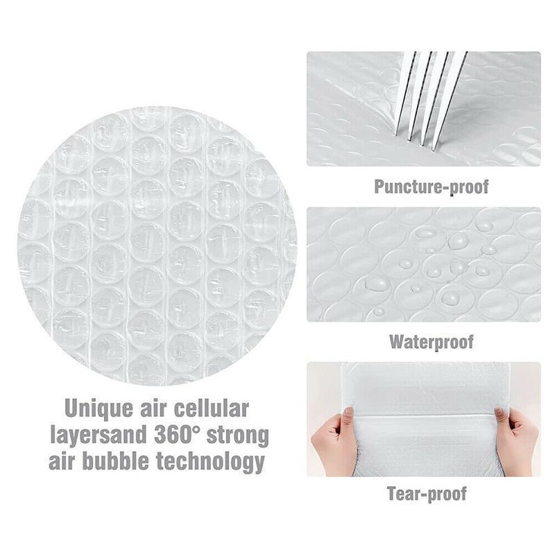 25PCS Poly Bubble Mailers Envelope Padded Bag White Cushioned Satchel 15 Sizes - 25PCS-22*26CM