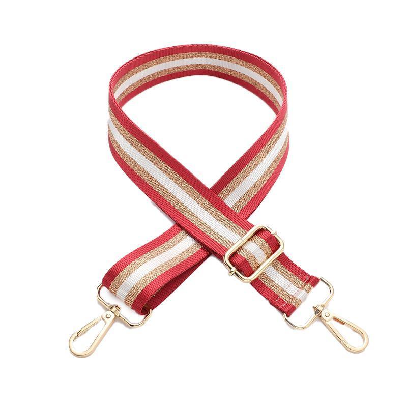 New Crossbody Bag Handbag Belt Satchel Wide Adjustable Canvas Shoulder Strap - Black