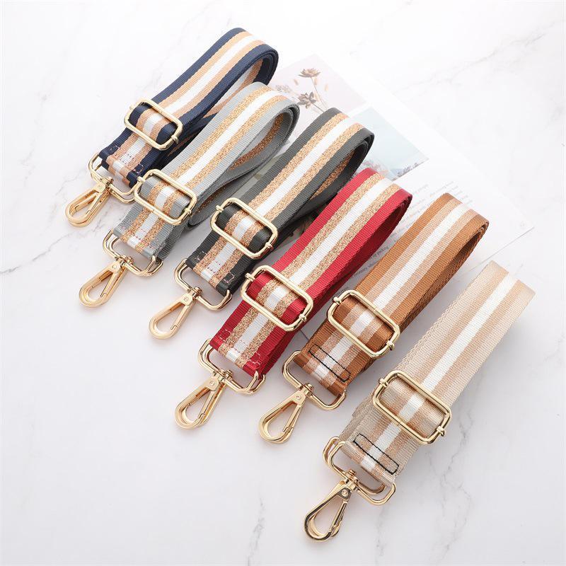 New Crossbody Bag Handbag Belt Satchel Wide Adjustable Canvas Shoulder Strap - Navy