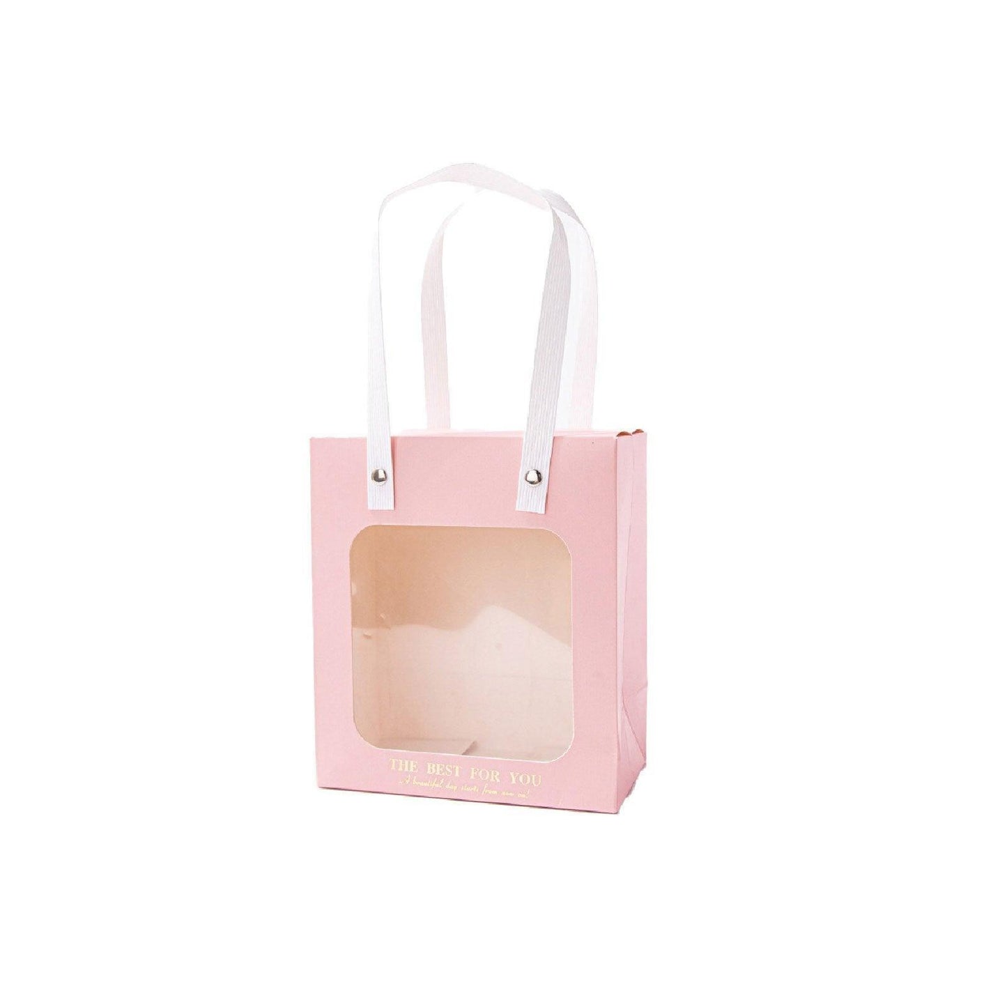 20pcs Translucent Gift Bags Packaging Tote Birthday Party Favors Candy Bags - Green-S Size