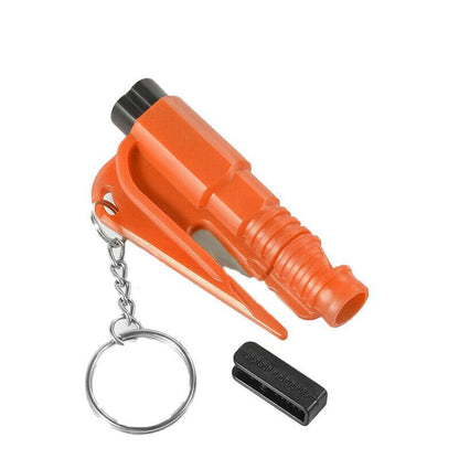 3 In 1 Car Window Glass Breaker Emergency Escape Tool with Cutter - Black