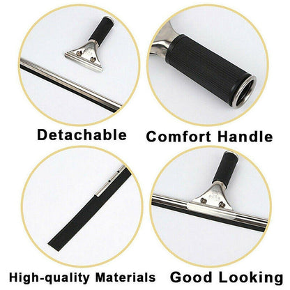 Household Wiper Bathroom Scraper Cleaning Tool for Glass and Floor Cleaning - 45CM