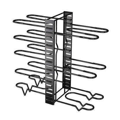 Adjustable Multi Layer Pot Lid Rack Vertical Storage Organizer Countertop Holder
