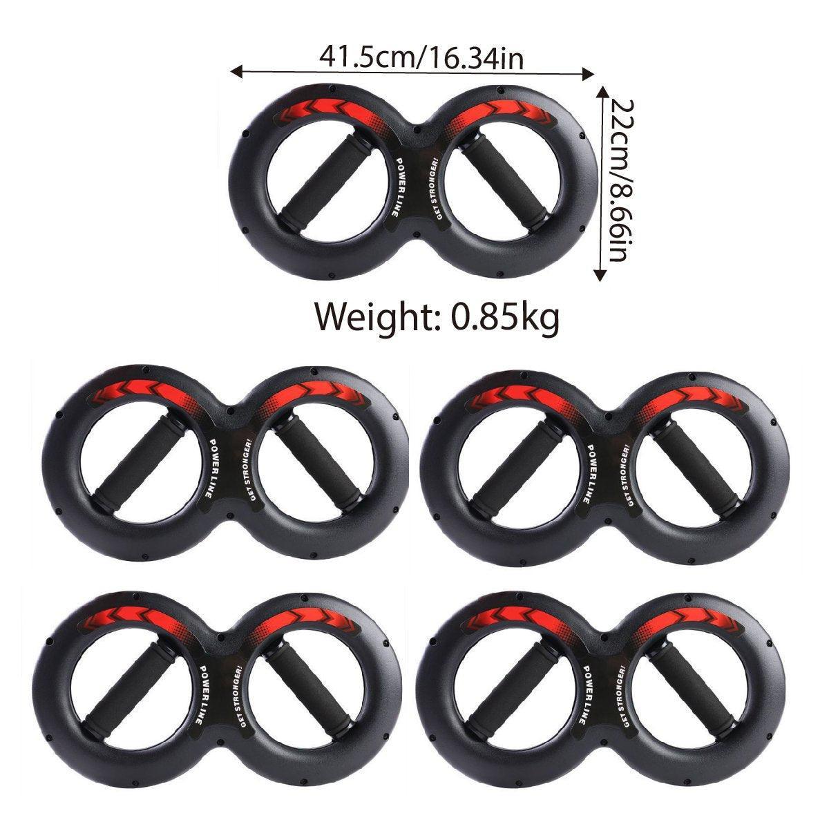 Multifunctional Arm Strength Grip Wrist Power Device Fitness Hand Grip Enhancer - 5kg