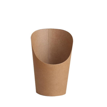 French Fries Holder Kraft Paper Cups Holder Disposable Paper Cups - 22OZ - Factory Direct Shop