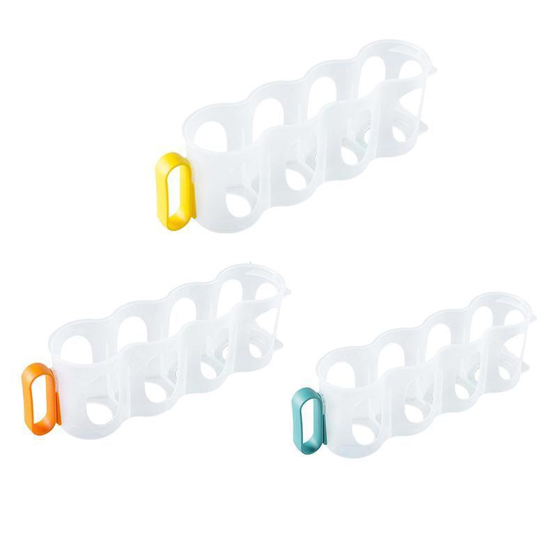 Beer Soda Can Storage Holder Kitchen Fridge Space Saver Rack Organizer 1-3PCS - Orange