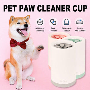 Pet Foot Wash Cup Automatic No - Rub Paw Cleaner Cat Dog Paw Washing Cup Clean - Grey - Factory Direct Shop