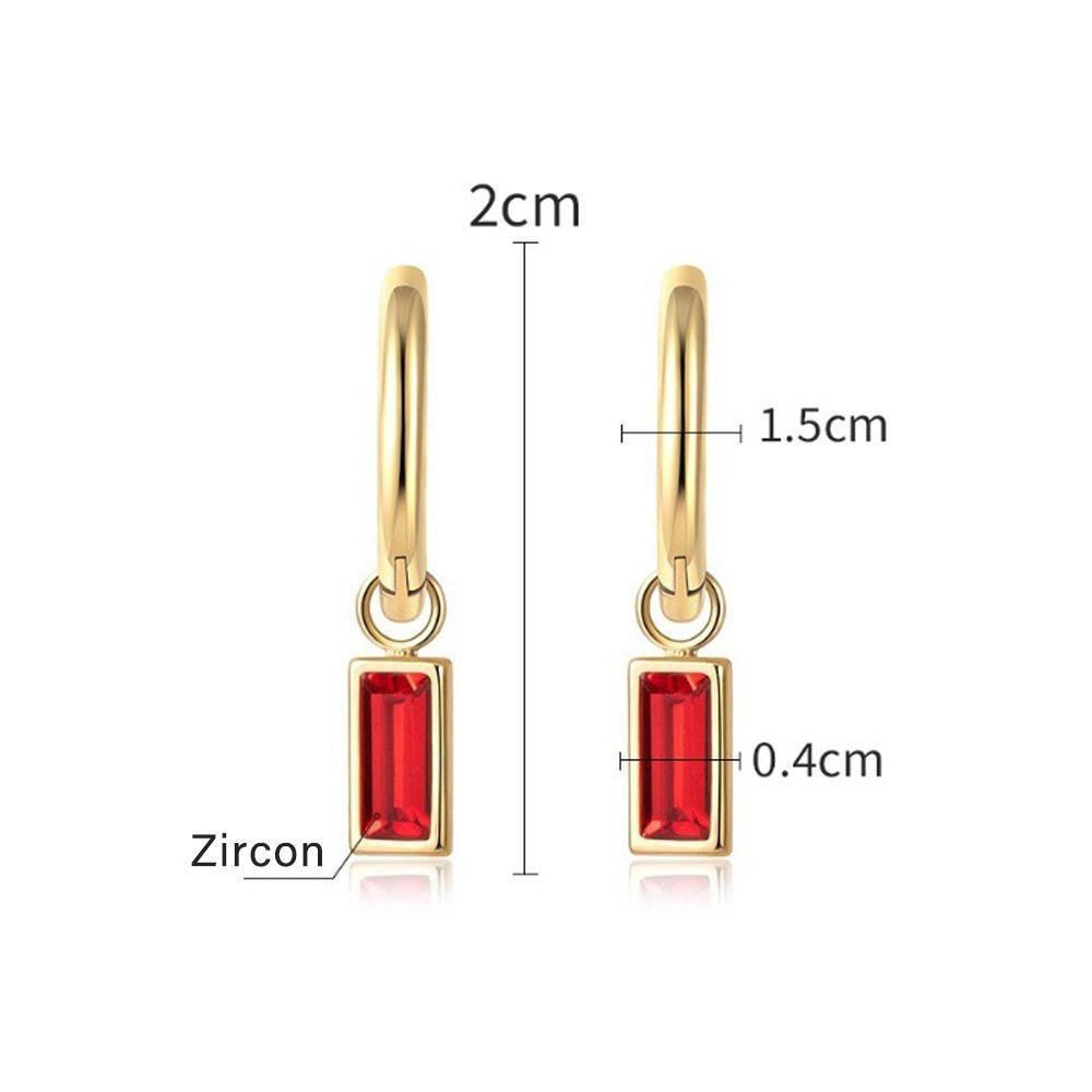Fashion Gold Zircon Earrings Stud Drop Dangle Wedding Best Gift For Women - Bunny-Ears