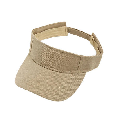 Women Adjustable UV Protection Sport Visor Cap Beach Sun Hat New Stylish Design - Blue