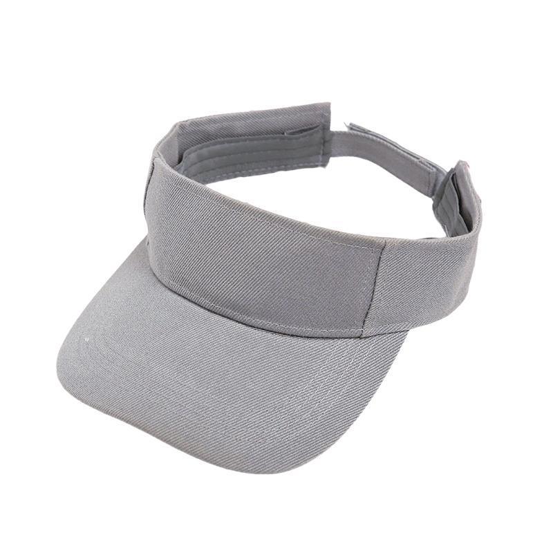 Women Adjustable UV Protection Sport Visor Cap Beach Sun Hat New Stylish Design - Wine Red