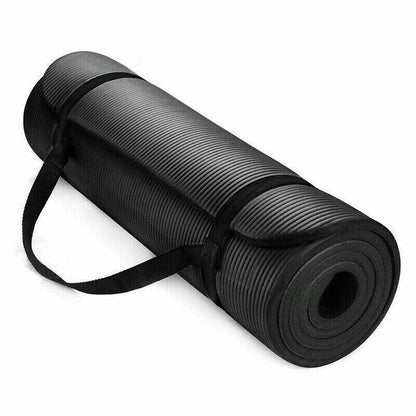15mm Thick Yoga Mat Pad NBR Nonslip Exercise Fitness Pilate Gym Durable - Purple