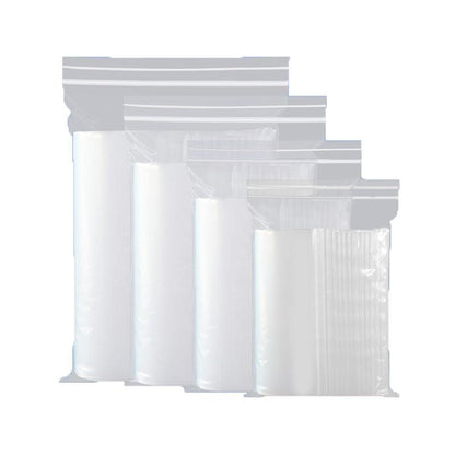 100X Bulk Clear Resealable PE Plastic Zip Bags - 6*8cm 100PCS