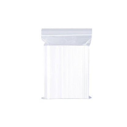 10/100PCS Thick Resealable Ziplock Bags in 12 Sizes Zip Lock Plastic Bags - 5x7cm-100pcs