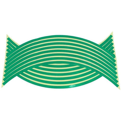 18inch Reflective Rim Tape Wheel Stripe Decal Trim Sticker For Car Motorcycle - Break-Reflective Silver