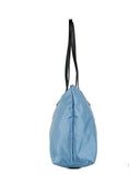 Versace Portuna Medusa Tote Handbag Blue One Size Blue